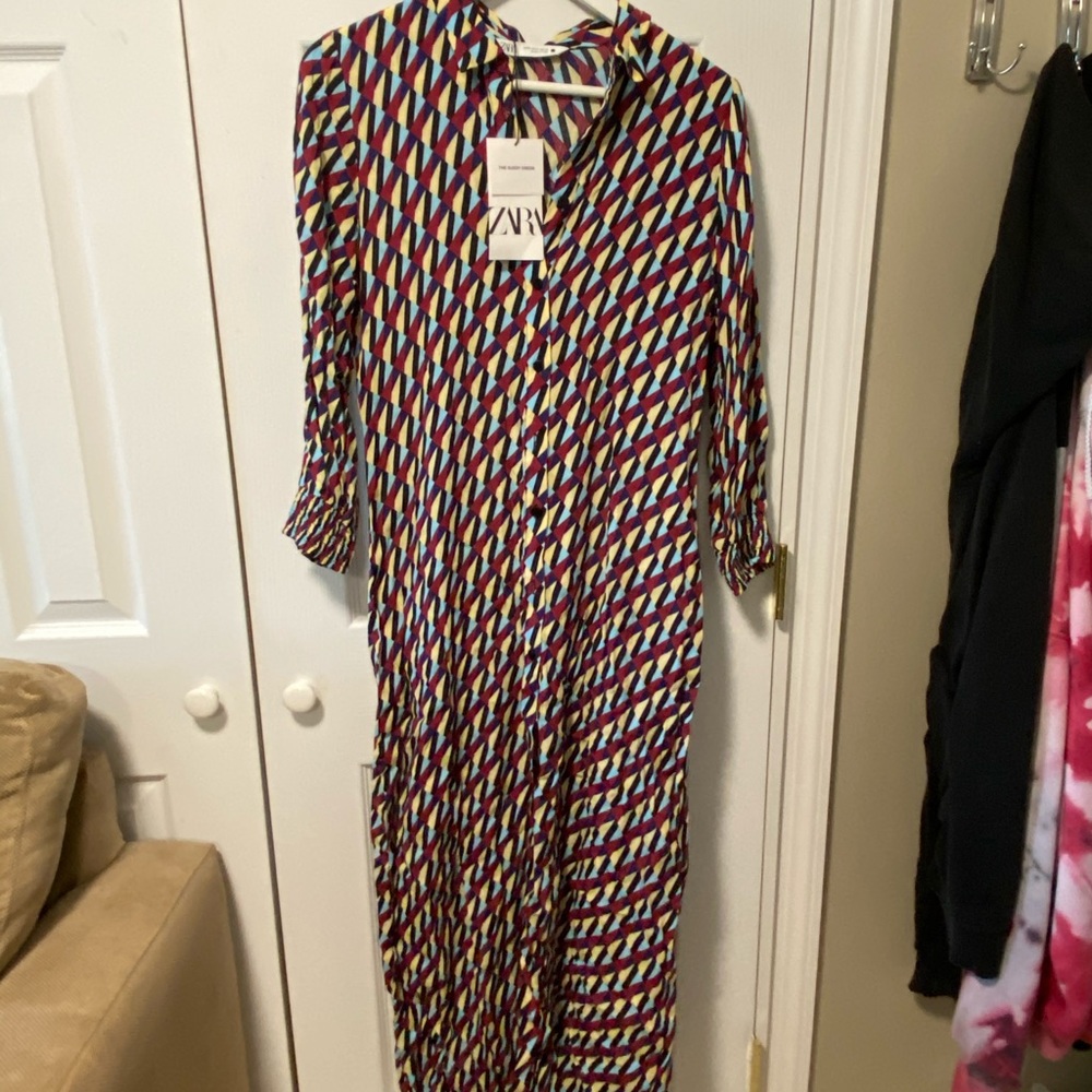 Patterned maxi dress